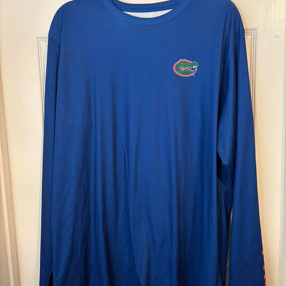 Columbia-sportswear Men's Blue and Navy Shirt XXL Florida Gators
